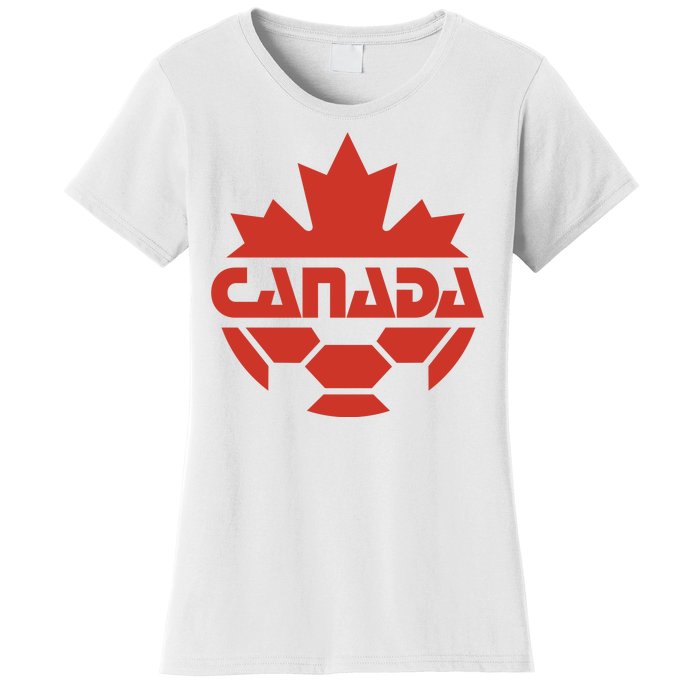 Cool Canada Soccer Jersey Logo Women's T-Shirt