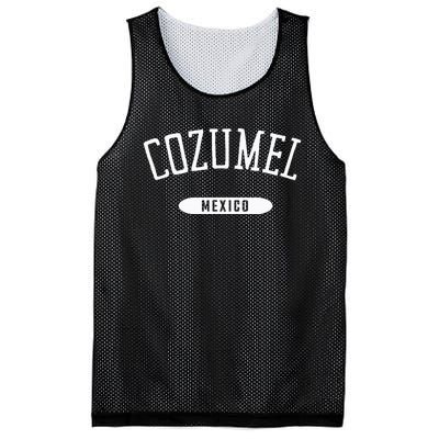 Cozumel Classic Style Cozumel Mexico Mesh Reversible Basketball Jersey Tank