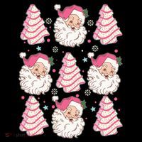Cute Christmas Snack Cake Trees Santa Claus Impact Tech Backpack