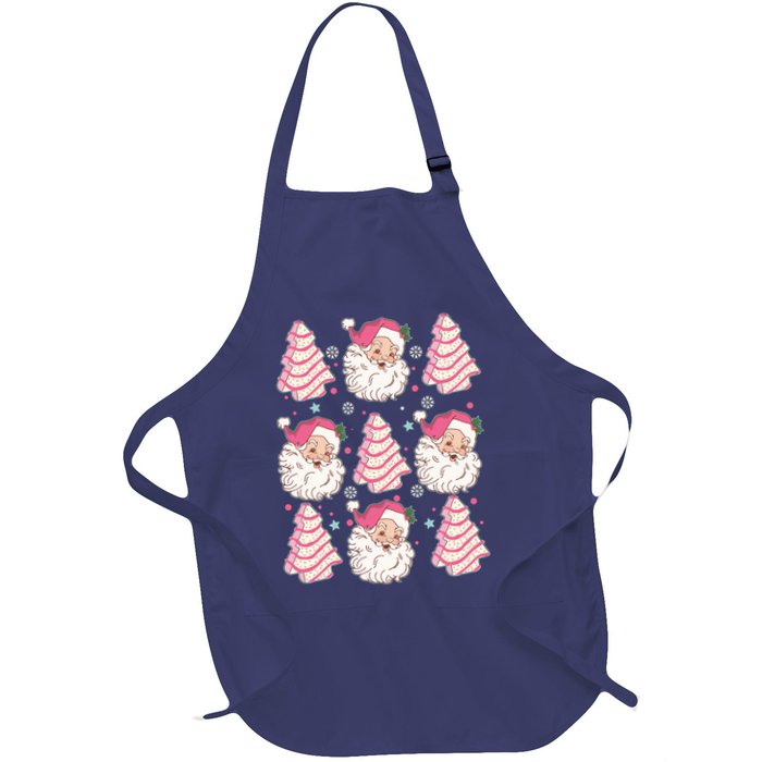 Cute Christmas Snack Cake Trees Santa Claus Apron