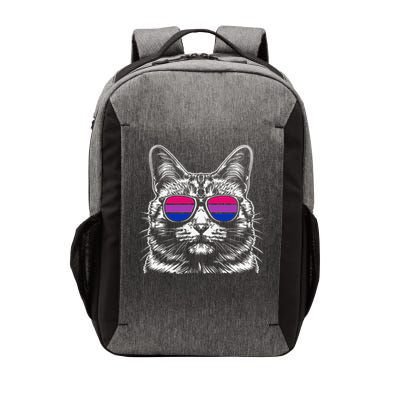 Cool Cat Sunglasses Bi Colors Bisexual Pride Vector Backpack