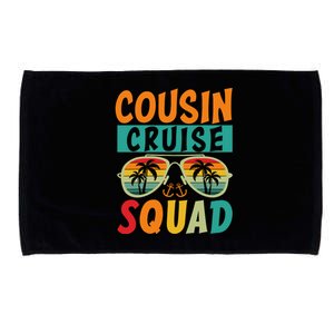 Cousin Cruise Squad 2025 Cruise Ship Party Group Vacation Microfiber Hand Towel