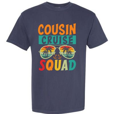 Cousin Cruise Squad 2025 Cruise Ship Party Group Vacation Garment-Dyed Heavyweight T-Shirt