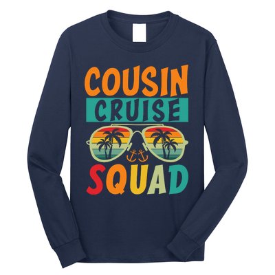 Cousin Cruise Squad 2025 Cruise Ship Party Group Vacation Long Sleeve Shirt