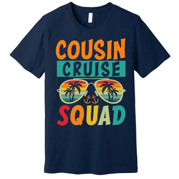 Cousin Cruise Squad 2025 Cruise Ship Party Group Vacation Premium T-Shirt