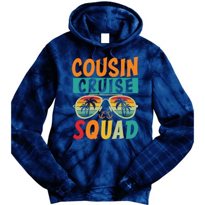 Cousin Cruise Squad 2025 Cruise Ship Party Group Vacation Tie Dye Hoodie