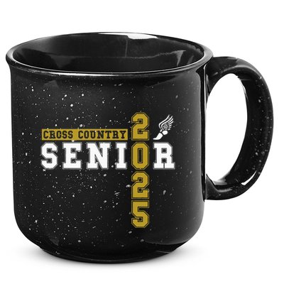 Cross Country Senior Night Senior 2025 Graduation Party 18 15oz Campfire Ceramic Mug
