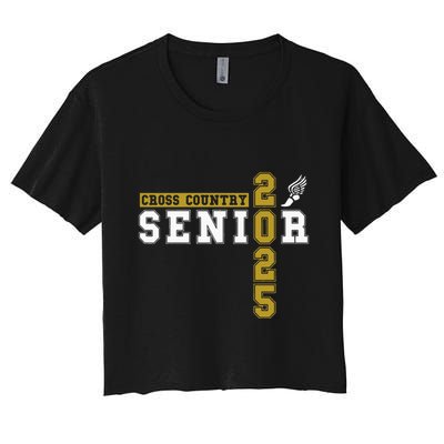 Cross Country Senior Night Senior 2025 Graduation Party 18 Crop Top