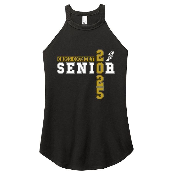 Cross Country Senior Night Senior 2025 Graduation Party 18 Women's Perfect Tri Rocker Tank