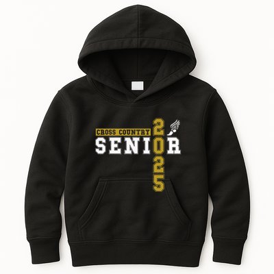 Cross Country Senior Night Senior 2025 Graduation Party 18 Kids Hoodie