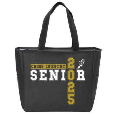 Cross Country Senior Night Senior 2025 Graduation Party 18 Zip Tote Bag