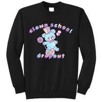 Clowncore Clown School Dropout Pastel Goth Teddy Bear Circus Sweatshirt