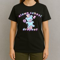 Clowncore Clown School Dropout Pastel Goth Teddy Bear Circus T-Shirt