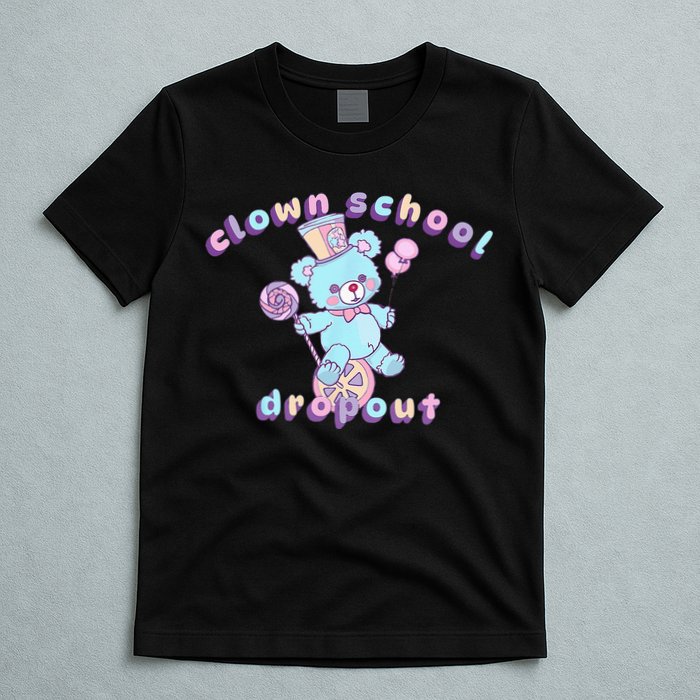 Clowncore Clown School Dropout Pastel Goth Teddy Bear Circus T-Shirt