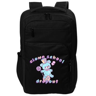 Clowncore Clown School Dropout Pastel Goth Teddy Bear Circus Impact Tech Backpack