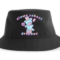 Clowncore Clown School Dropout Pastel Goth Teddy Bear Circus Sustainable Bucket Hat