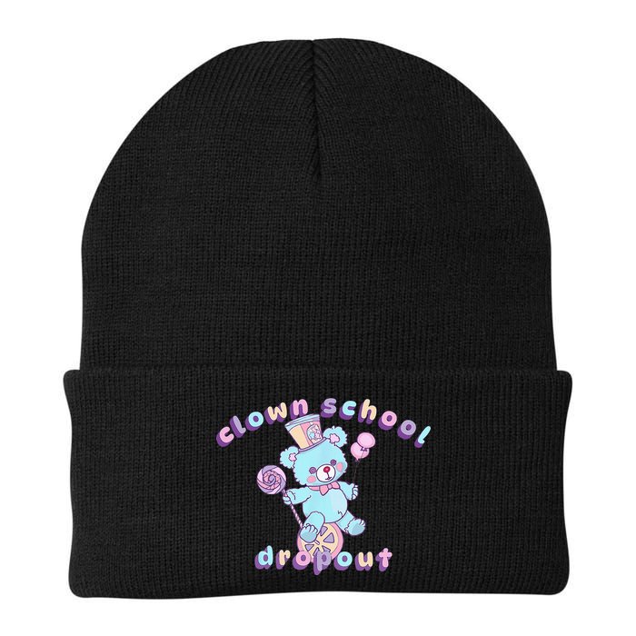 Clowncore Clown School Dropout Pastel Goth Teddy Bear Circus Beanie