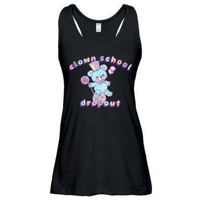 Clowncore Clown School Dropout Pastel Goth Teddy Bear Circus Ladies Essential Flowy Tank
