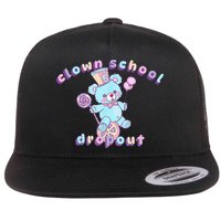 Clowncore Clown School Dropout Pastel Goth Teddy Bear Circus Flatbill Hat
