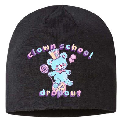 Clowncore Clown School Dropout Pastel Goth Teddy Bear Circus Sustainable Beanie