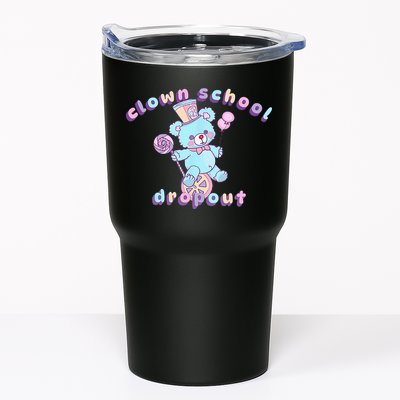 Clowncore Clown School Dropout Pastel Goth Teddy Bear Circus Tumbler