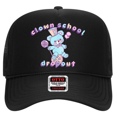 Clowncore Clown School Dropout Pastel Goth Teddy Bear Circus Trucker Hat