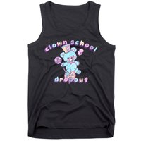 Clowncore Clown School Dropout Pastel Goth Teddy Bear Circus Tank Top