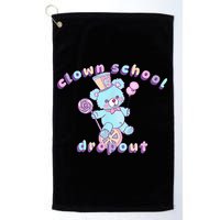 Clowncore Clown School Dropout Pastel Goth Teddy Bear Circus Golf Towel