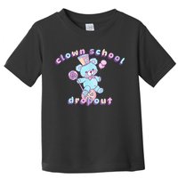 Clowncore Clown School Dropout Pastel Goth Teddy Bear Circus Toddler T-Shirt