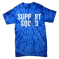 Colon Cancer Support Squad Blue Colorectal Awareness Ribbon Gift Tie-Dye T-Shirt