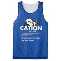 Cation Cat Science Chemistry Teacher Chemist Kitten Lover Meaningful Gift Mesh Reversible Basketball Jersey Tank