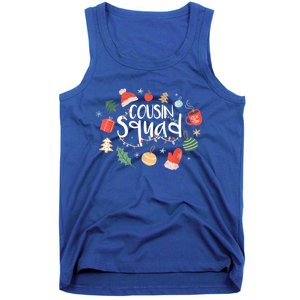 Christmas Cousin Squad Crew Matching Family Group Xmas Party Gift Tank Top