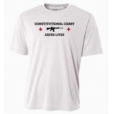 Constitutional Carry Saves Lives Cooling Performance Crew T-Shirt