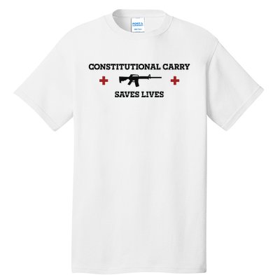 Constitutional Carry Saves Lives Tall T-Shirt