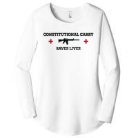 Constitutional Carry Saves Lives Women's Perfect Tri Tunic Long Sleeve Shirt