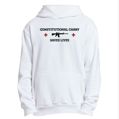 Constitutional Carry Saves Lives Urban Pullover Hoodie