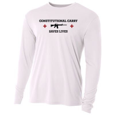 Constitutional Carry Saves Lives Cooling Performance Long Sleeve Crew