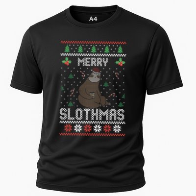 Christmas Costume Sloth Lover Merry Slothmas Xmas Cool Gift Performance Shirt