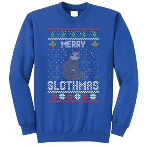 Christmas Costume Sloth Lover Merry Slothmas Xmas Cool Gift Sweatshirt