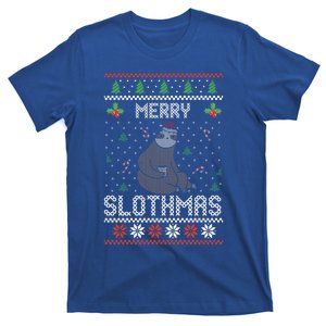 Christmas Costume Sloth Lover Merry Slothmas Xmas Cool Gift T-Shirt