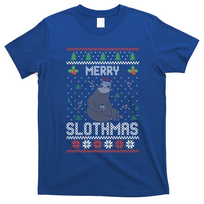Christmas Costume Sloth Lover Merry Slothmas Xmas Cool Gift T-Shirt