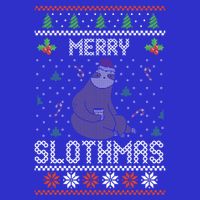 Christmas Costume Sloth Lover Merry Slothmas Xmas Cool Gift 16 in Basic Backpack