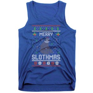 Christmas Costume Sloth Lover Merry Slothmas Xmas Cool Gift Tank Top