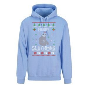 Christmas Costume Sloth Lover Merry Slothmas Xmas Cool Gift Unisex Surf Hoodie