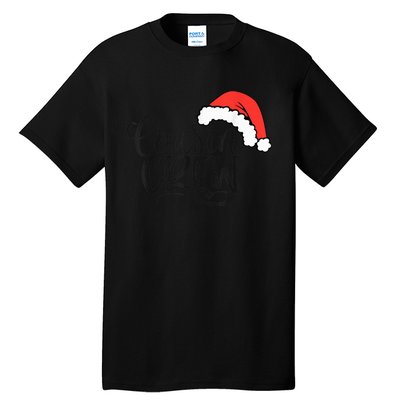 Cousin Crew Santa Hat Family Group Matching Christmas Tall T-Shirt