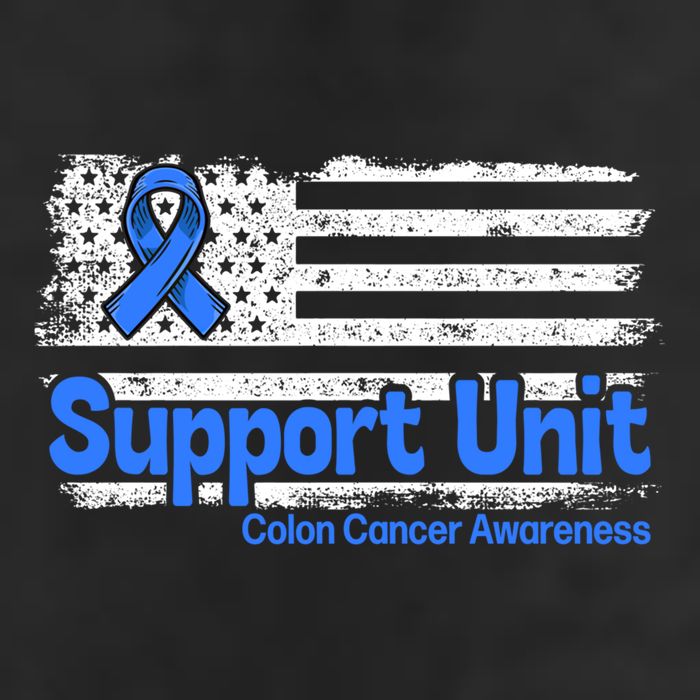 Colon Cancer Support Unit Flag Blue Colon Cancer Awareness Funny Gift Adult Drive Performance Visor