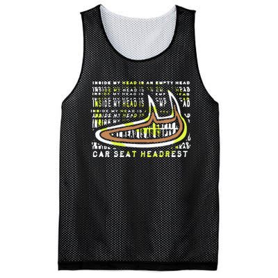 Carseatheadrest Car Seat Headrest Inside My Head Mesh Reversible Basketball Jersey Tank