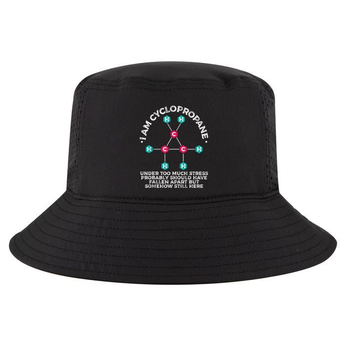Chemistry Cyclopropane Science Nerd Geek Chemist Cool Comfort Performance Bucket Hat
