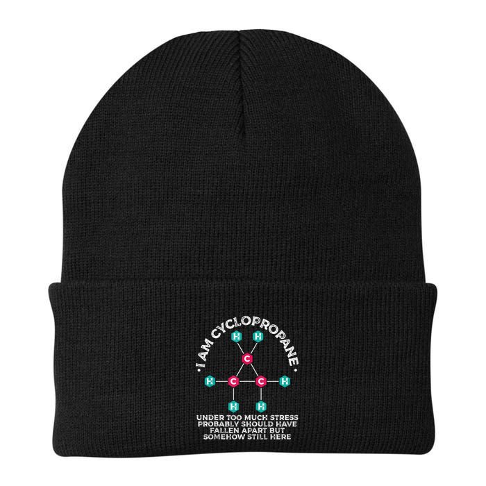 Chemistry Cyclopropane Science Nerd Geek Chemist Knit Cap Winter Beanie