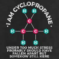 Chemistry Cyclopropane Science Nerd Geek Chemist Knit Cap Winter Beanie